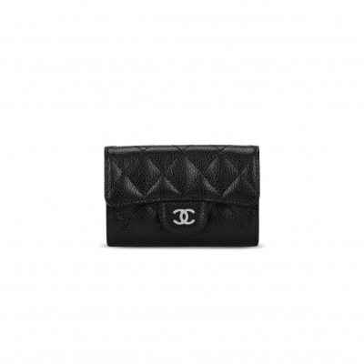 CHANEL GRAINED CALFSKIN FLAP CARD HOLDER WALLET AP0214 (11.3*7.5*2.5cm)